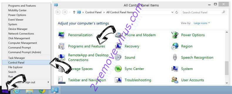 Delete R5A File Extension Virus from Windows 8