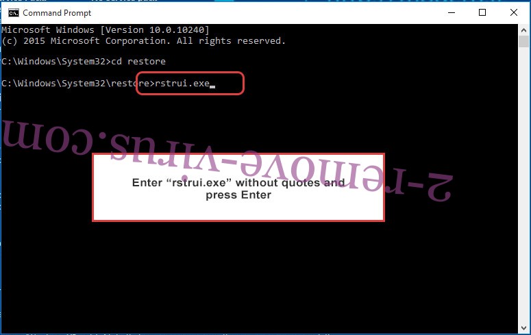 Delete .Dragon file virus - command prompt restore execute