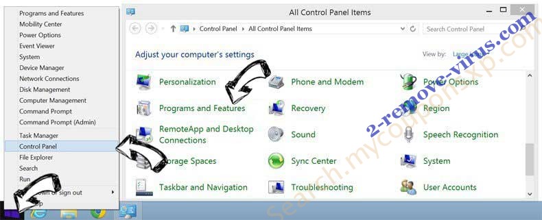 Delete PC Cleaner Pro 2018 from Windows 8