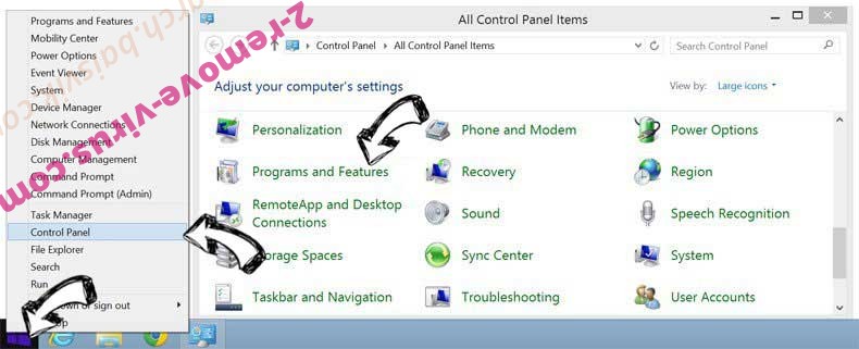 Delete WinZip Disk Tools from Windows 8