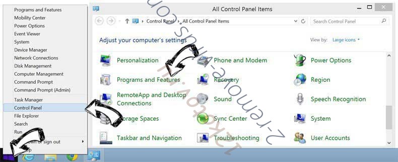 Delete .bart file Virus from Windows 8