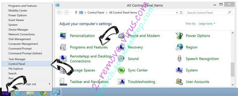 Delete PConverter Toolbar from Windows 8