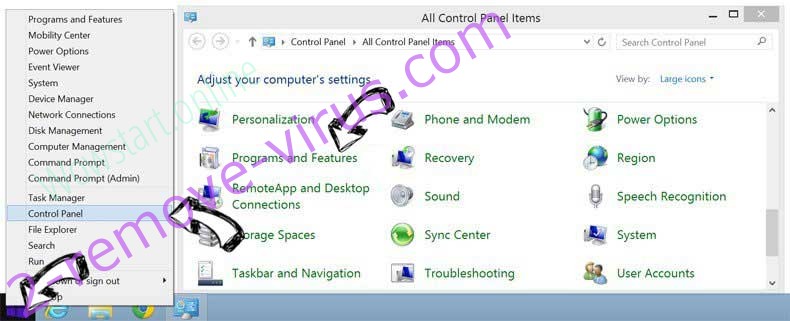 Delete Your-search.com from Windows 8