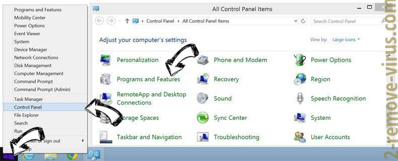 Delete Pshntf.com Redirect from Windows 8