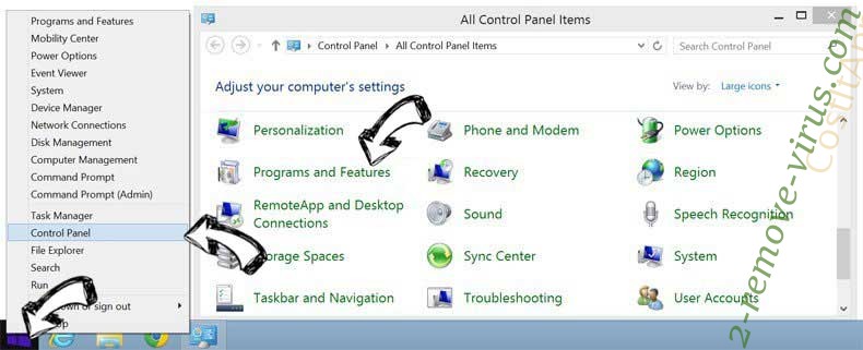 Delete CostItApp from Windows 8