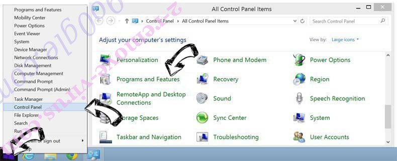 Delete mystart.myoivu.com from Windows 8