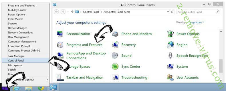 Delete AtoZManuals Toolbar from Windows 8