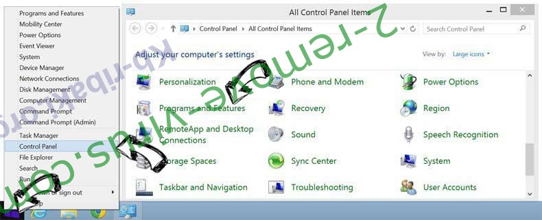 Delete TelevisionAce Toolbar from Windows 8