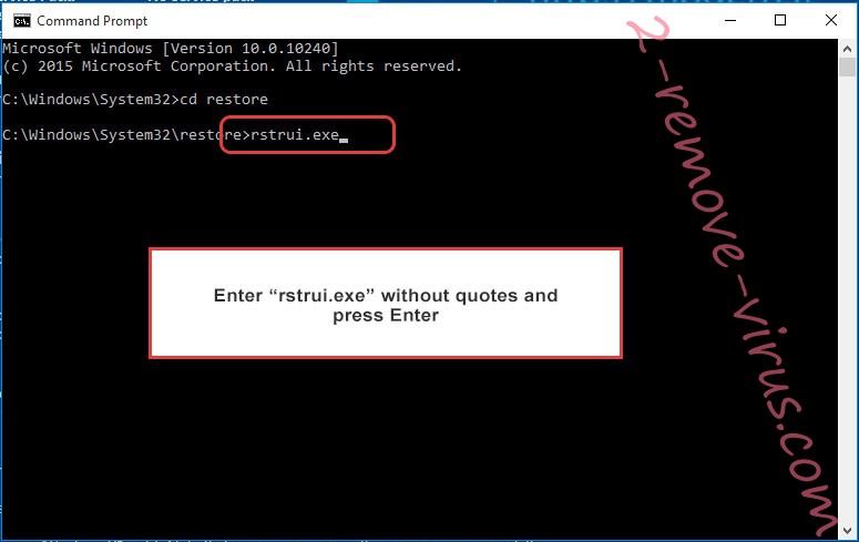 Delete .Boop extension virus - command prompt restore execute