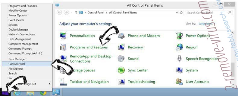 Delete Forms Hub App from Windows 8