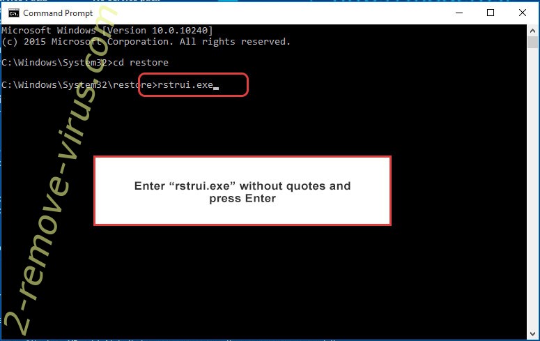 Delete .good Extension Virus - command prompt restore execute