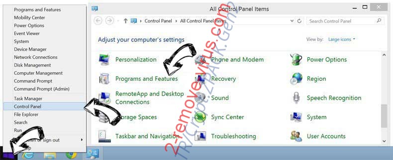 Delete iys.foamyslimmest.com from Windows 8