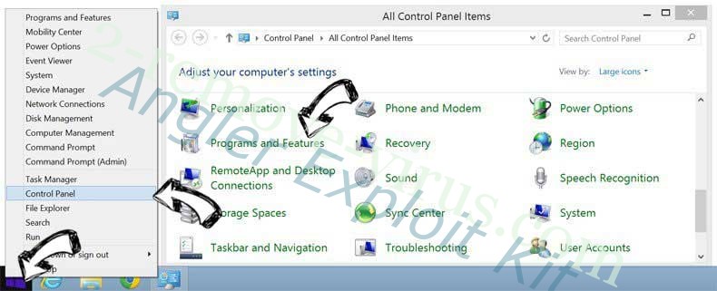 Delete Search.heasymapfinder.net from Windows 8