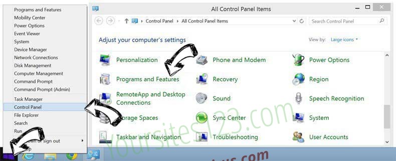 Delete Rocket Speed Booster from Windows 8