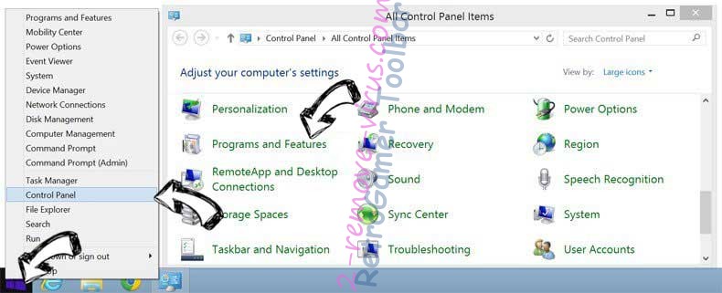 Delete RetroGamer Toolbar from Windows 8