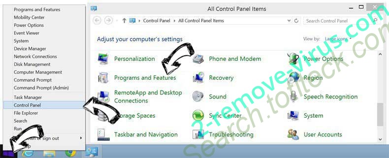 Delete .ccc File Extension Virus from Windows 8