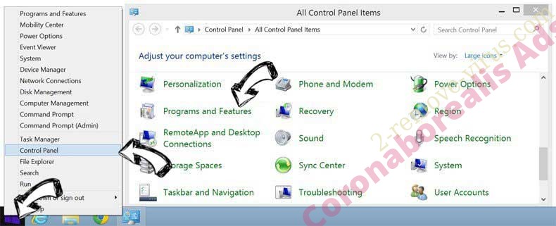 Delete GetCouponsFast Toolbar from Windows 8