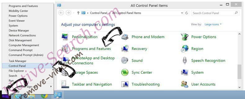 Delete Soft.freeupdating4u.net from Windows 8