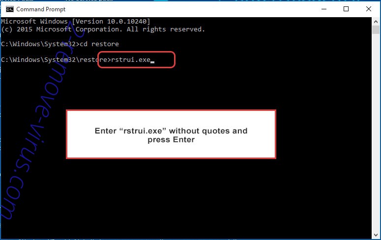 Delete Kr00k virus - command prompt restore execute