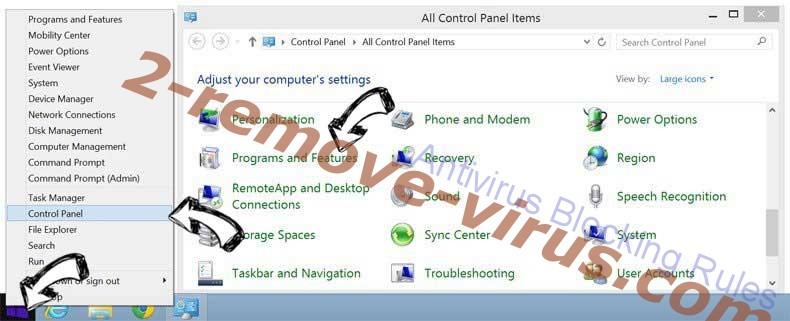 Delete Antivirus Blocking Rules from Windows 8
