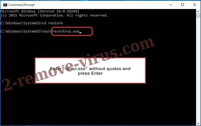 Delete Z3b1 file virus - command prompt restore execute