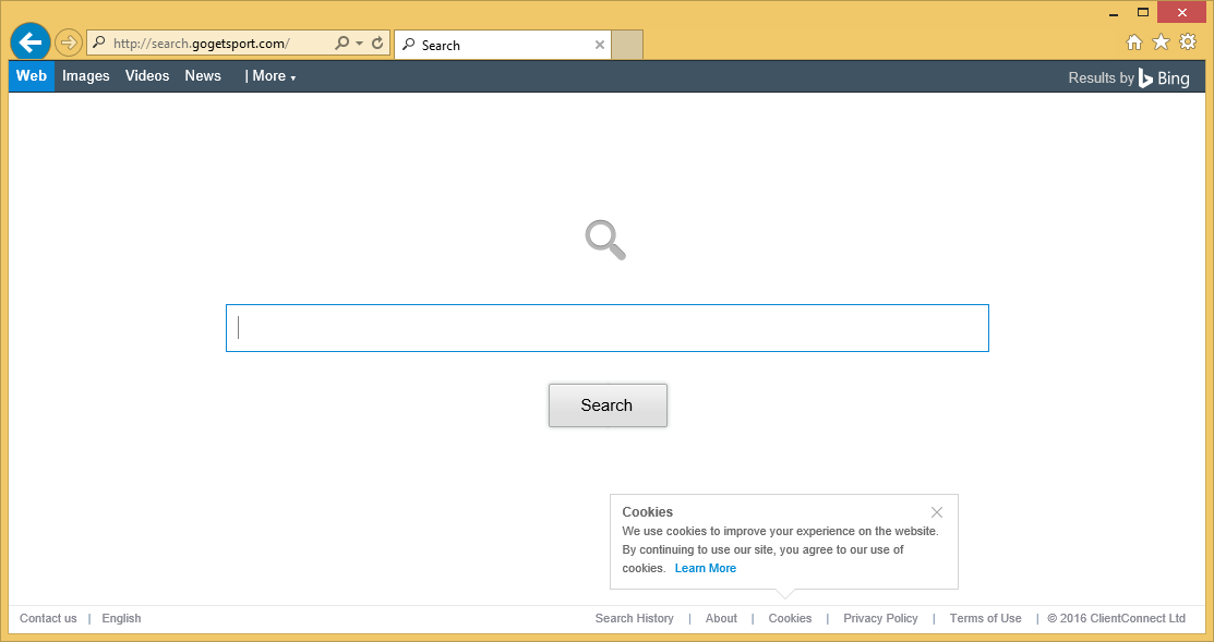 Rimuovere Search.gogetsport.com