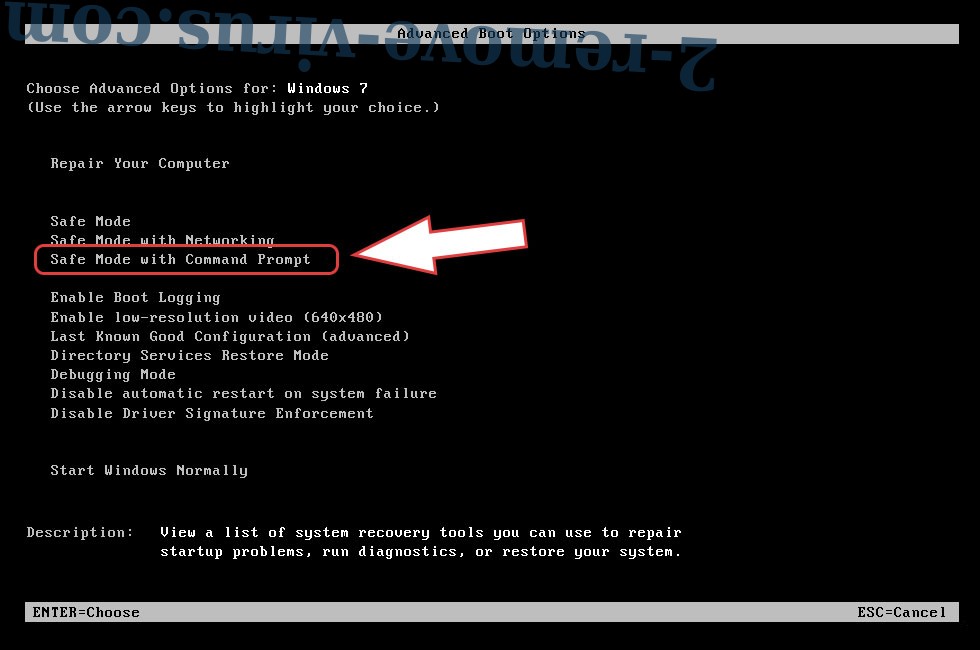 Remove ZoLiSoNaL Virus - boot options