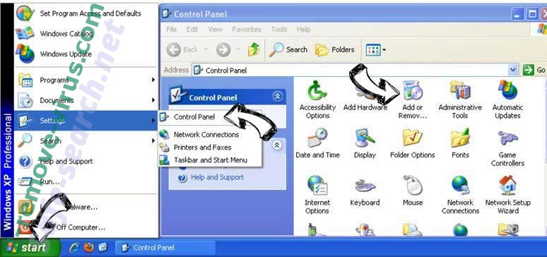 Remove Filesconverterplus.com from Windows XP