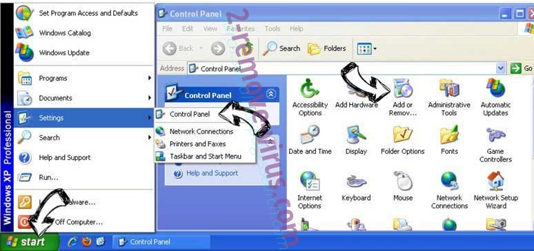 Remove Inbox Ace Toolbar from Windows XP