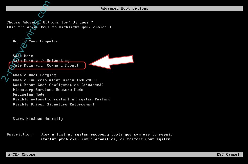 Remove LegionLocker 3.0 Ransomware virus - boot options
