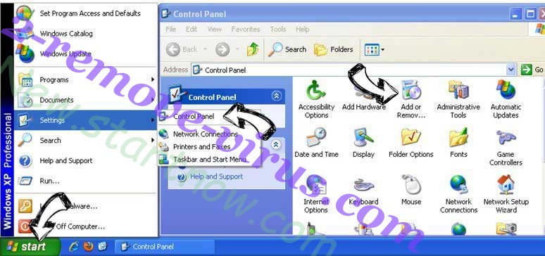 Remove Search.etoolkit.com from Windows XP