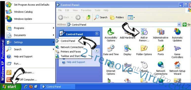 Remove Dozensearch.com from Windows XP