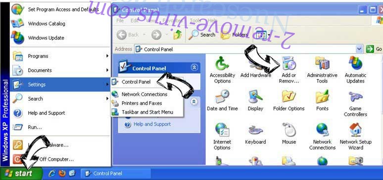 Remove Search.fc-cmf.com from Windows XP