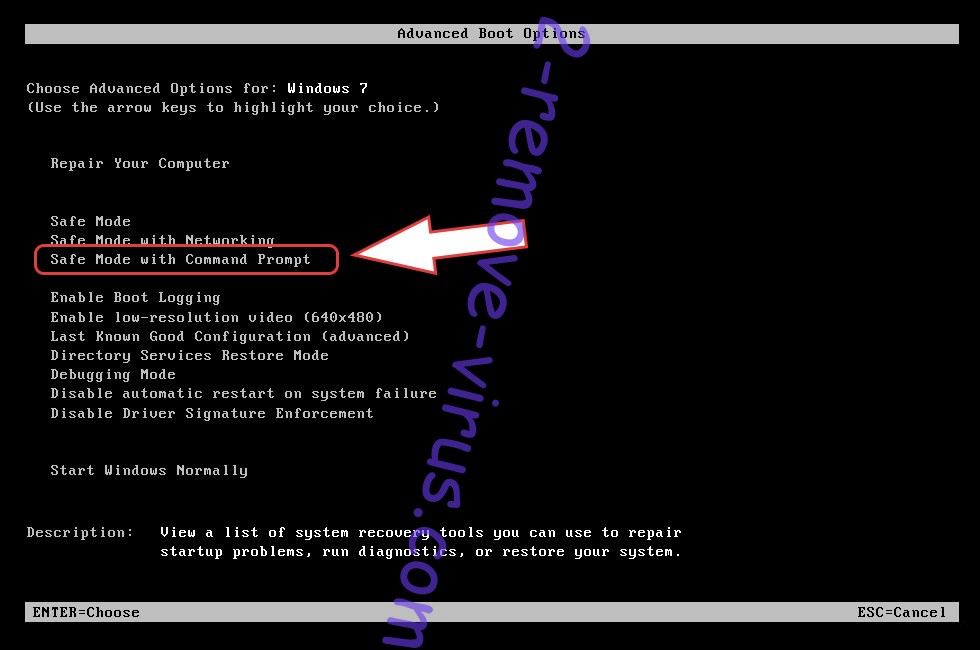 Remove CovidWorldCry Ransomware - boot options
