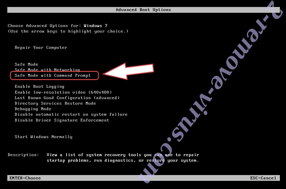 Remove Pzdc Ransomware - boot options