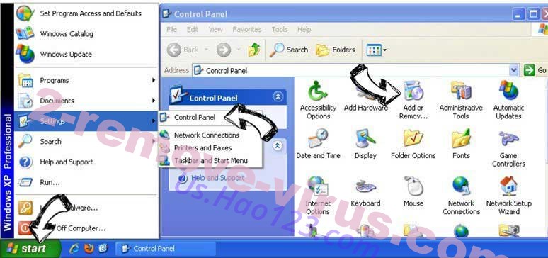 Remove GoPlay Search from Windows XP