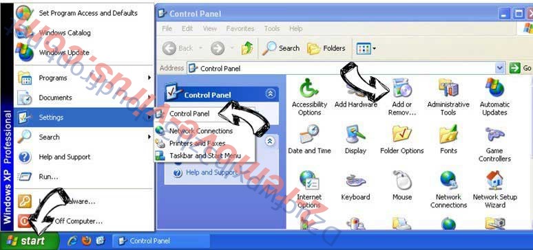 Remove Search-nowlive700.com from Windows XP