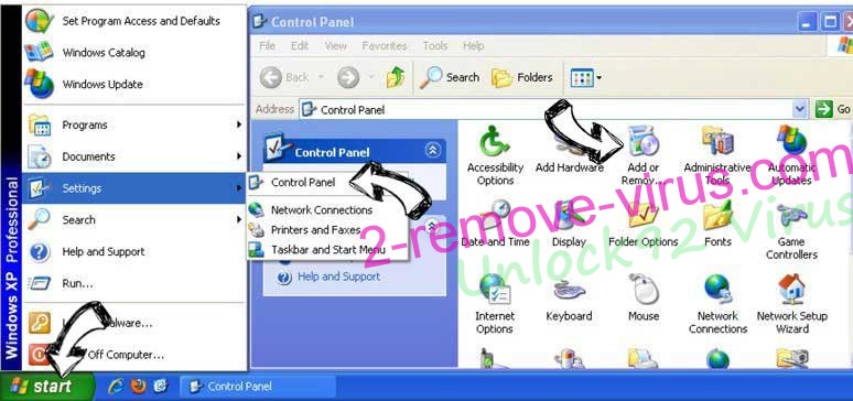 Remove Social-avenue.com from Windows XP