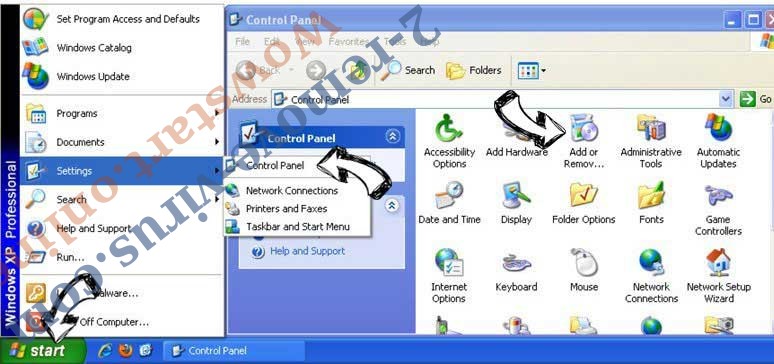 Remove Advancedsearchlab.com from Windows XP