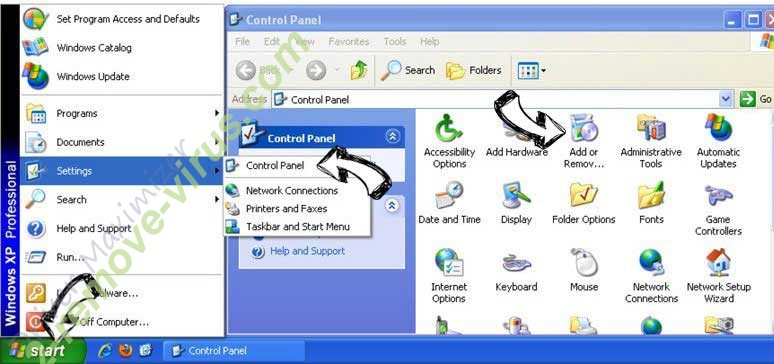 Remove Ads by Wander Burst from Windows XP