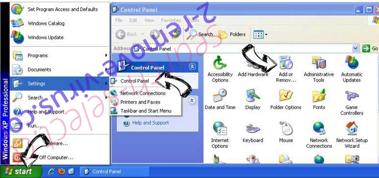 Remove HubProject (Mac) adware from Windows XP