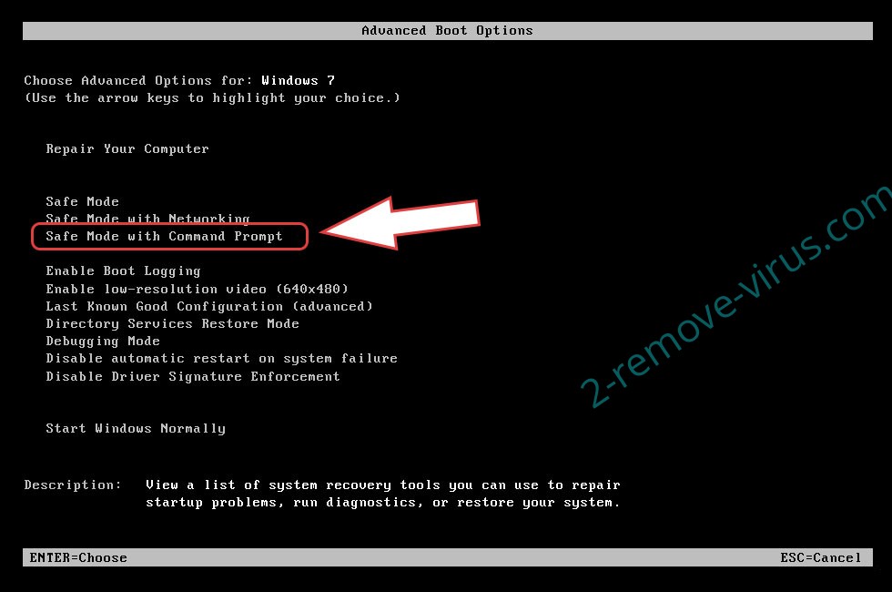 Remove .Reqg file virus - boot options