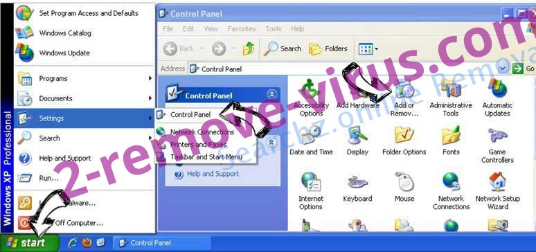 Remove Push4free.com pop-up ads from Windows XP