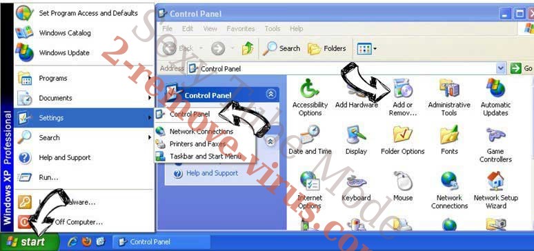 Remove Undefined Ads from Windows XP