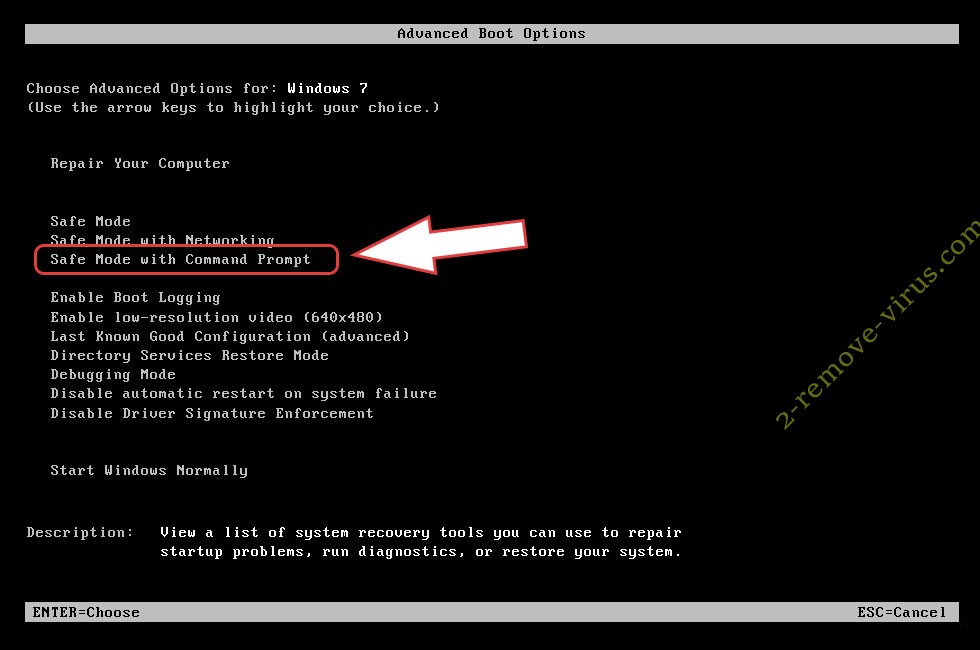 Remove .Pack14 file virus - boot options