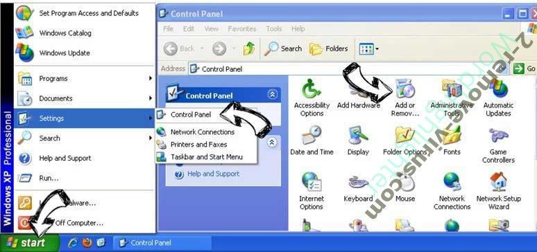 Remove Search.mysuperappbox.com from Windows XP