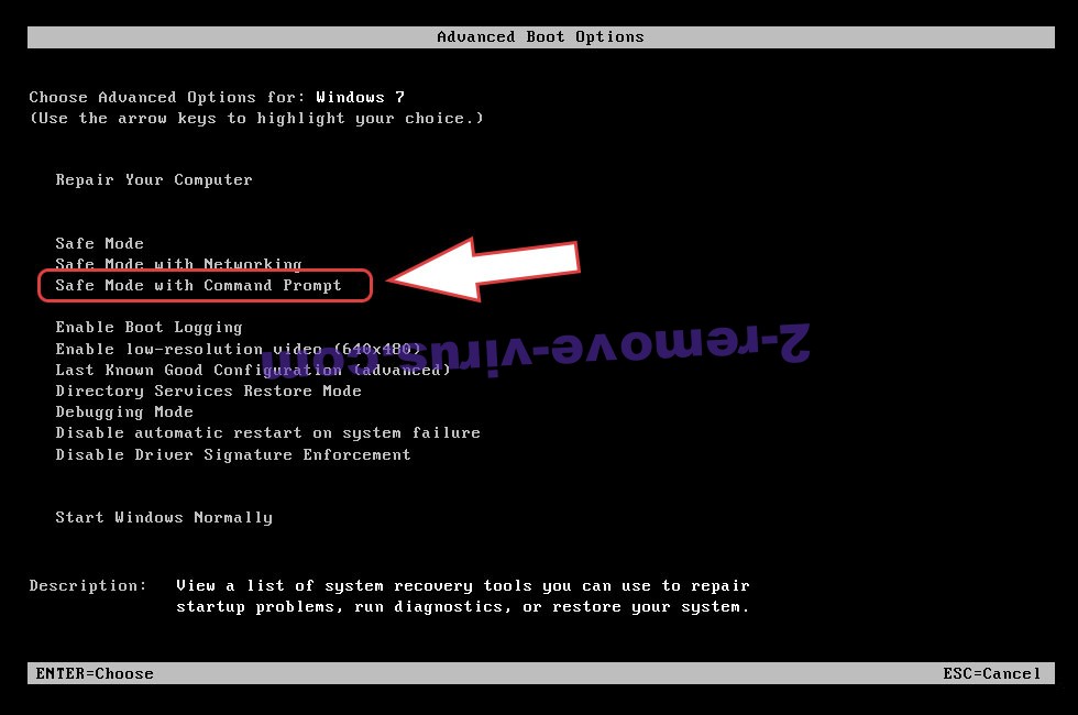Remove [Zphc@cock.li].zphs ransomware - boot options