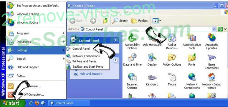 Remove Search.mydownloadmanager.com from Windows XP