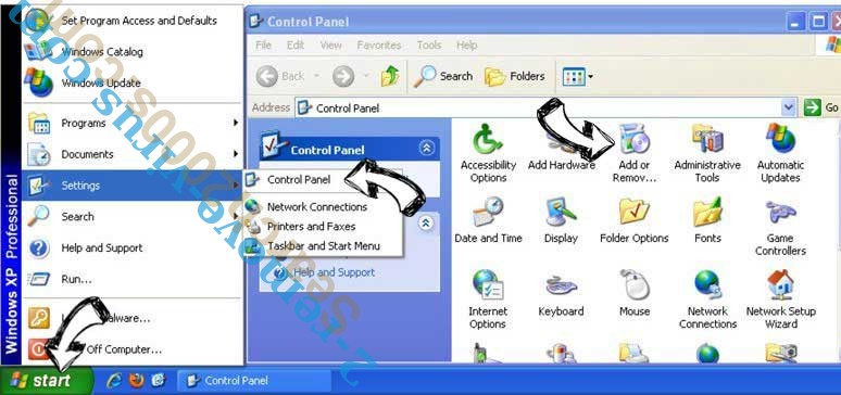 Remove Search2000s.com from Windows XP