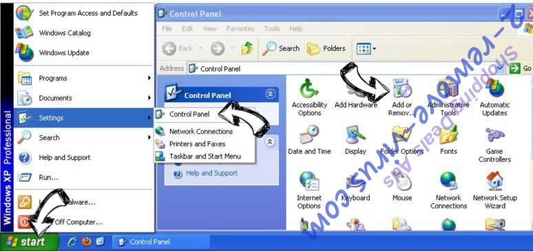 Remove Groover Ads from Windows XP